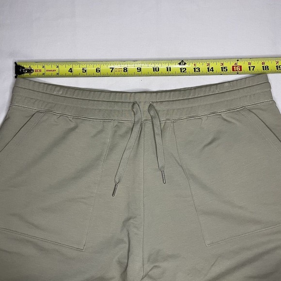 MM LAFLEUR Size XL The Felix Short Light French Terry Laurel Green High Rise - Picture 4 of 8